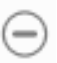Minus circle icon