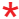 Red asterisk