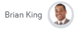 Brian King profile card.