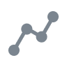 Line chart icon