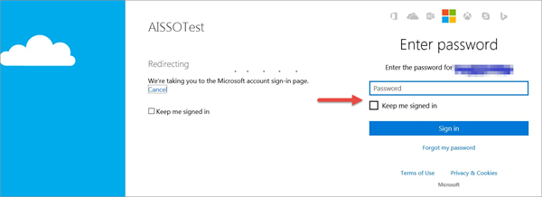 SAML SSO Azure AD Credentials